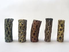 Untitled Green, Untitled Blue, Untitled Red, Untitled Black, Untitled Gold
 by Idil Barkan