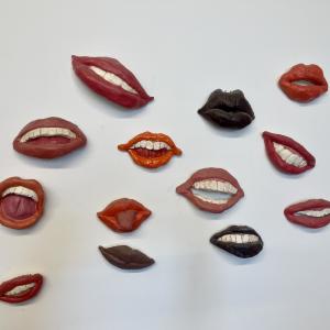 "Lips" Series by Susan Lisbin