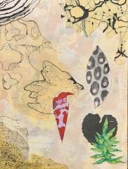 Biological Anthropology: Tree with Mystery Bird by  Marianne van Lent