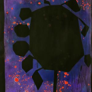 Bloom floridus black by Denise Sfraga
