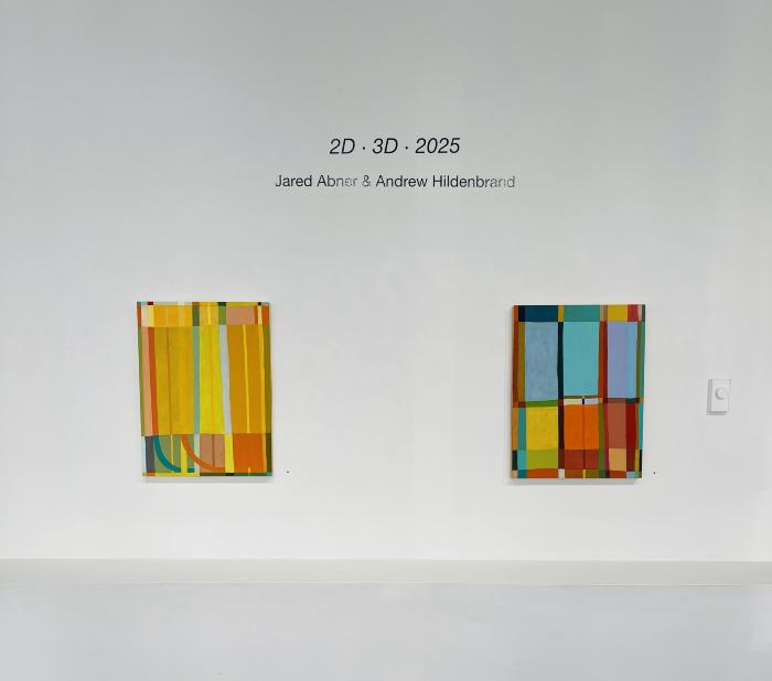 Installation View of 2D · 3D · 2025