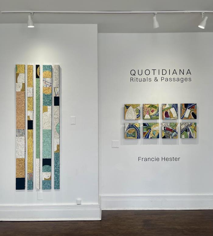 Installation View of QUOTIDIANA: Rituals and Passages