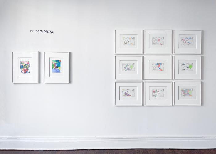Installation View of Angela A’Court, Barbara Marks & Kate Snow