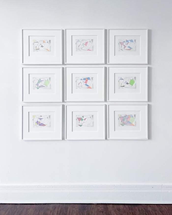 Installation View of Angela A’Court, Barbara Marks & Kate Snow