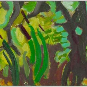 Small Study with Cattails by Rachelle Krieger