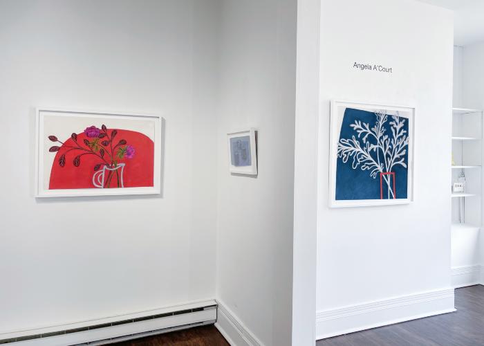 Installation View of Angela A’Court, Barbara Marks & Kate Snow