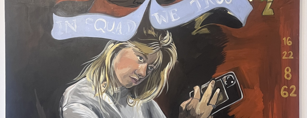 Allegedly Lucky Candle by Josie Tolliver Shaw