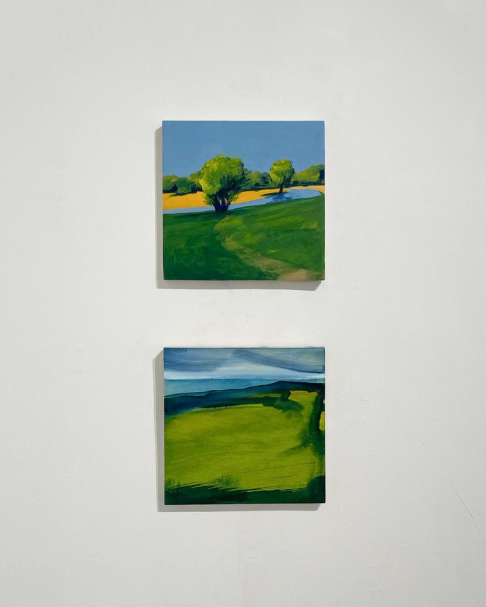 Installation View of Where The Owl Soars