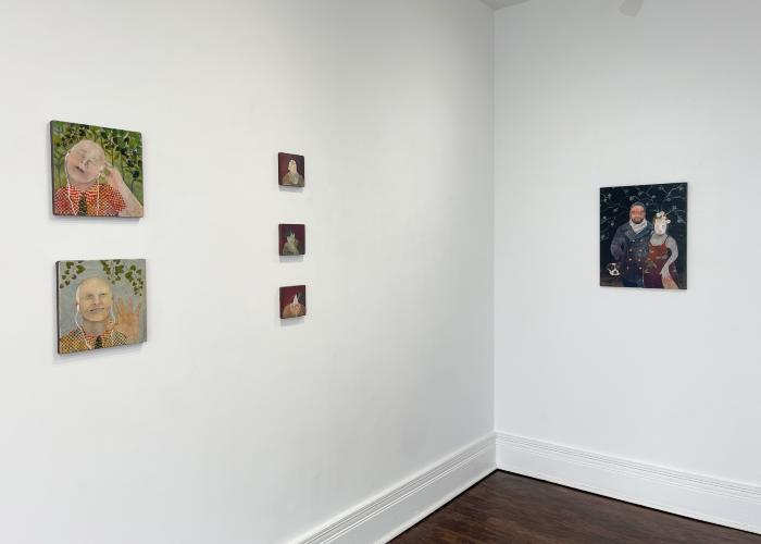 Installation View of Deirdre O'Connell: New Portraits