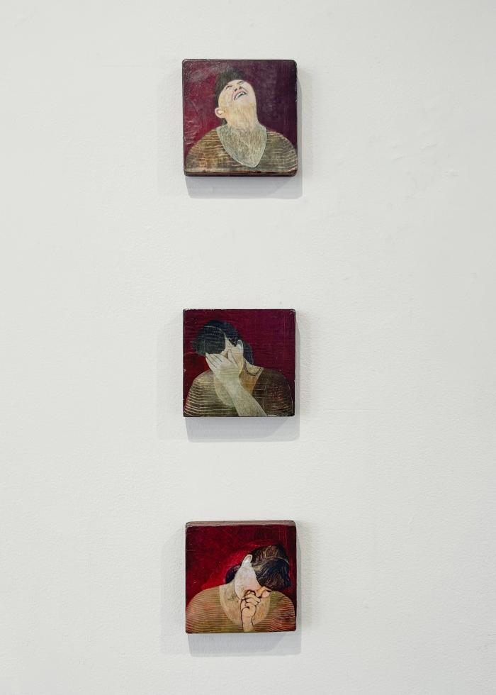 Installation View of Deirdre O'Connell: New Portraits