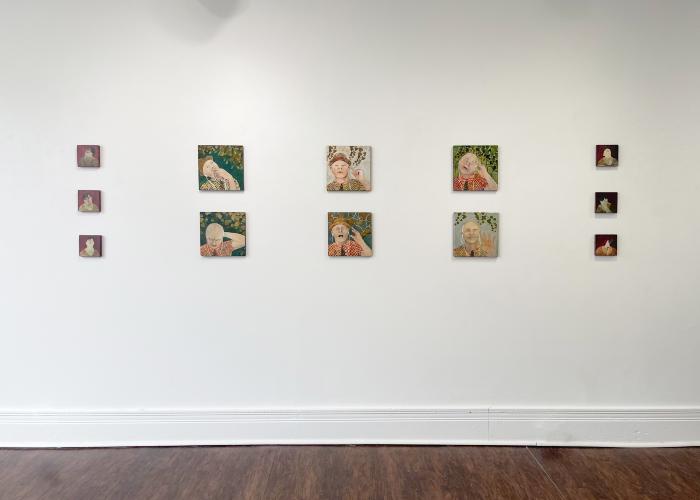 Installation View of Deirdre O'Connell: New Portraits