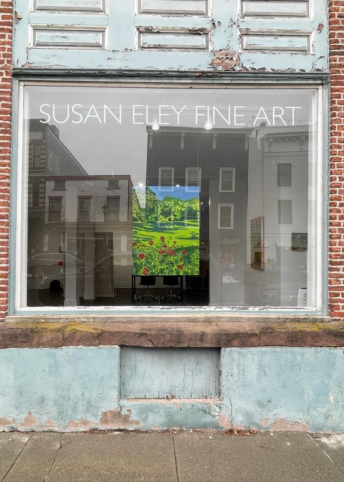 Installation View of Where The Owl Soars