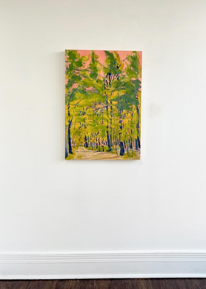 Installation View of Where The Owl Soars