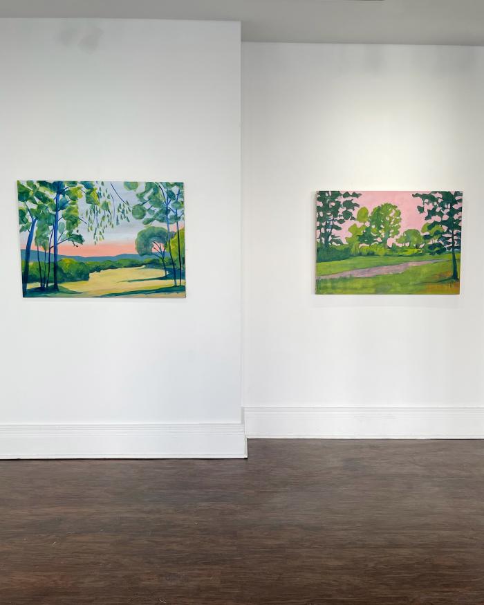Installation View of Where The Owl Soars