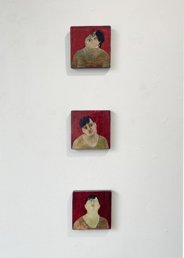 Installation View of Deirdre O'Connell: New Portraits