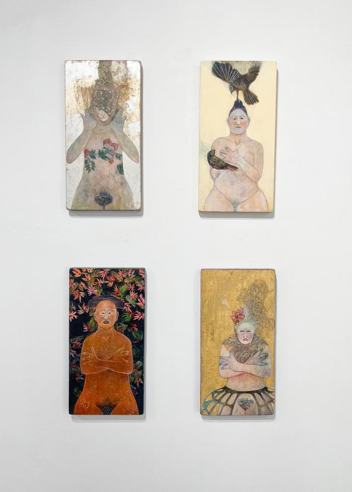 Installation View of Deirdre O'Connell: New Portraits
