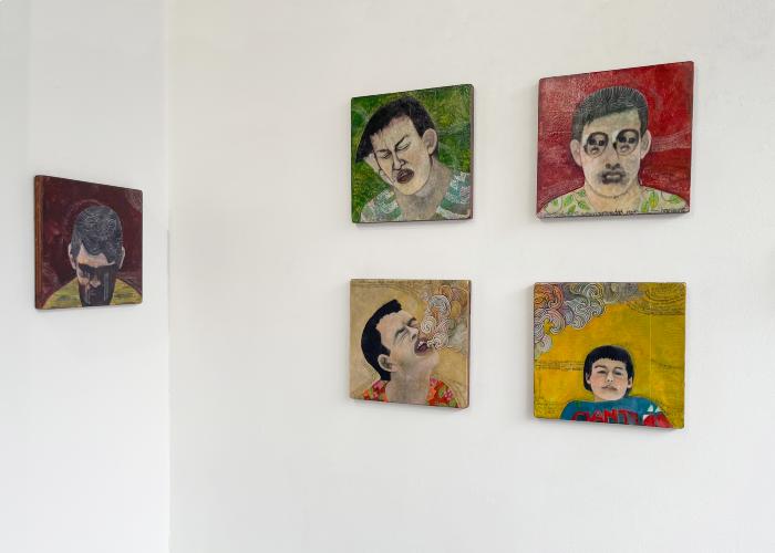 Installation View of Deirdre O'Connell: New Portraits