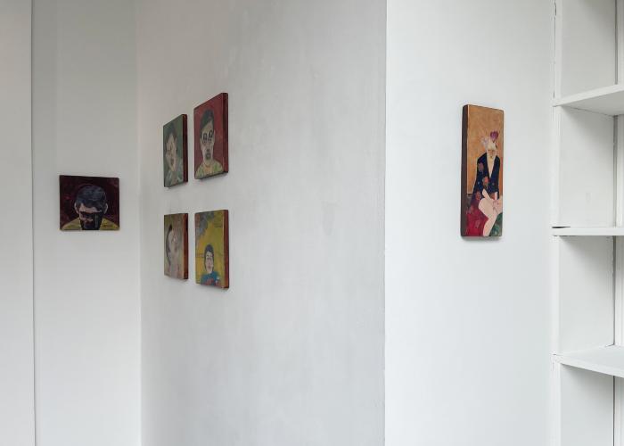 Installation View of Deirdre O'Connell: New Portraits