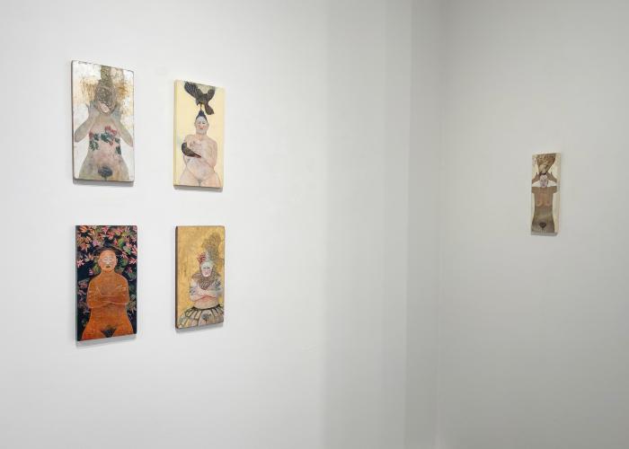 Installation View of Deirdre O'Connell: New Portraits