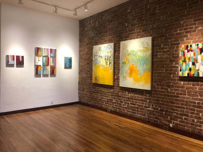 Installation View of Lisa Pressman and Soonae Tark: A Two-Person Exhibition
