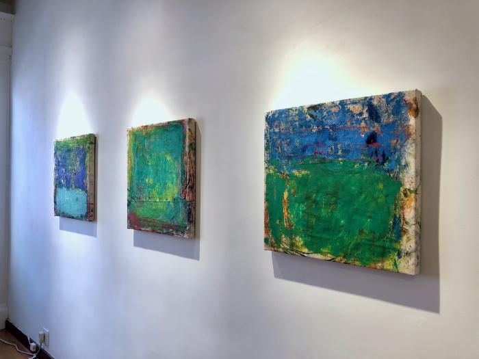 Installation View of Three Abstract Artists