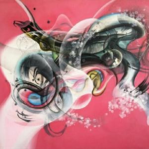 Communications (Pink) by Jongwang Lee