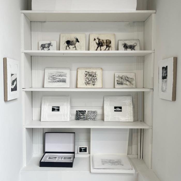 Installation View of Black & White Show