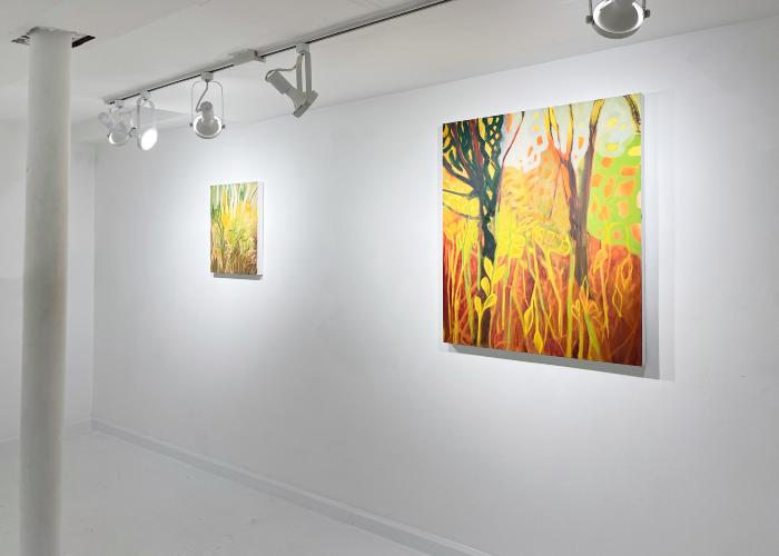 Installation View of Fireflies & Jewelweed
