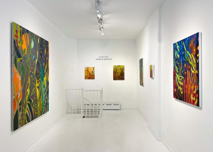 Installation View of Fireflies & Jewelweed