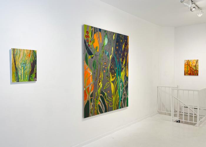 Installation View of Fireflies & Jewelweed