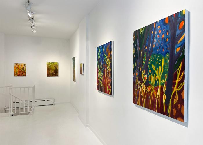 Installation View of Fireflies & Jewelweed